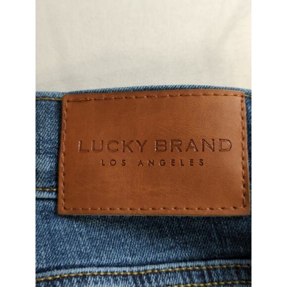 Lucky Brand 412 Athletic Slim Jeans Mens 36x30 Blue Denim Stretch Classic Fit - Picture 15 of 15